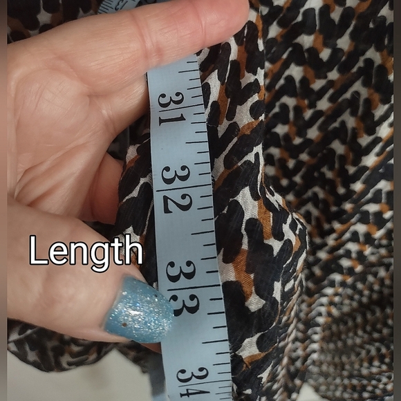 Plus size Top w/ Gold Studs & Black Tassels - Picture 6 of 17